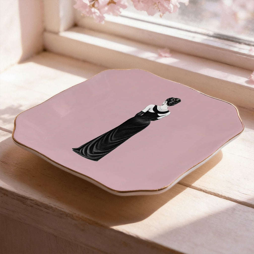 Audrey's Back Blush Pink Jewelry and Trinket Tray