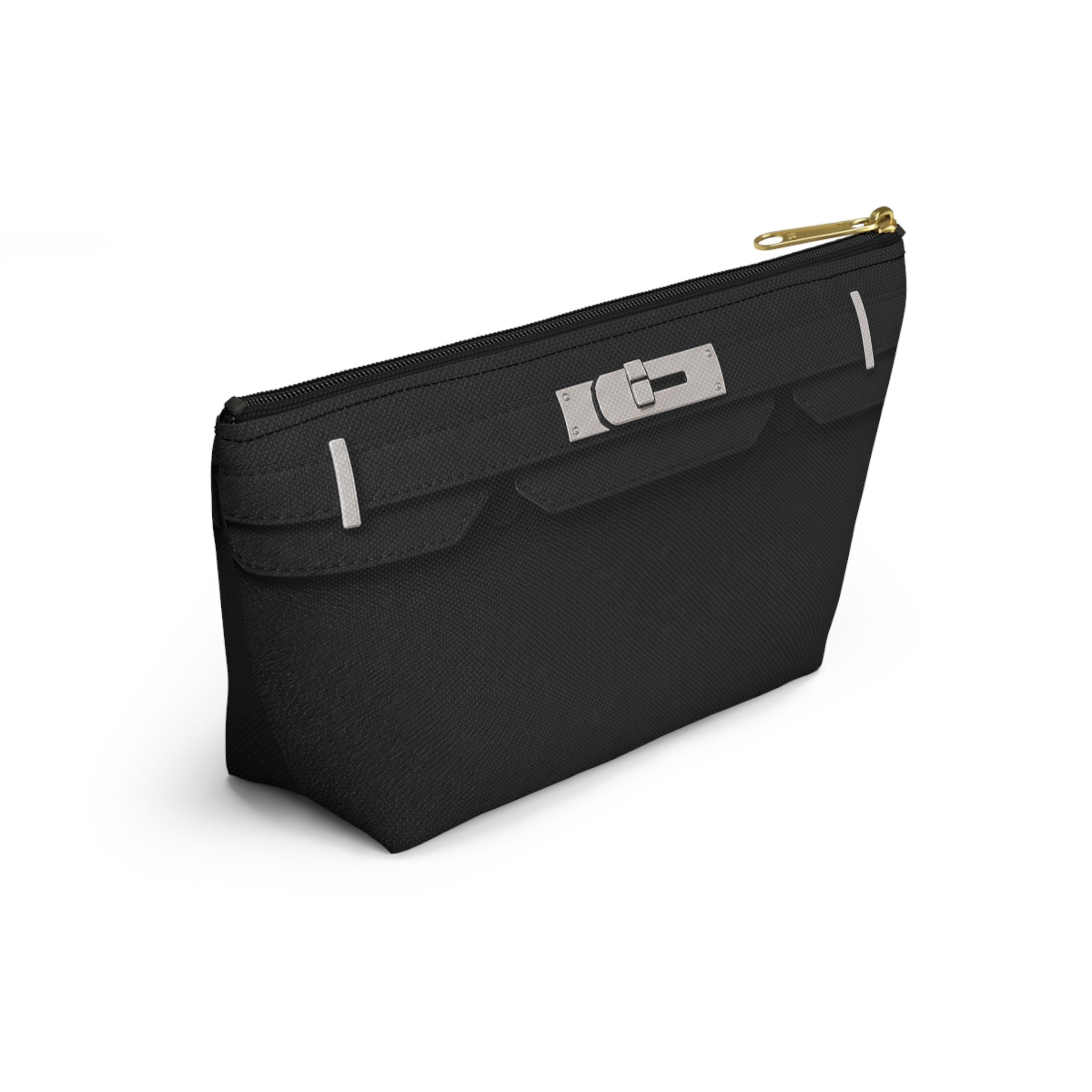 Canal Street Black Makeup Bag —  T-Bottom Travel Bag