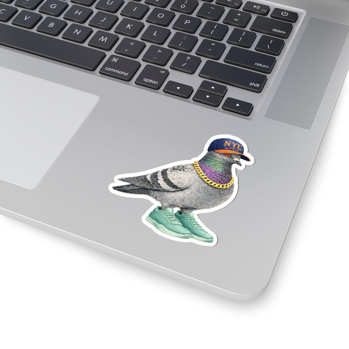 Manhattan NYC Pigeon 3" x 3" Sticker