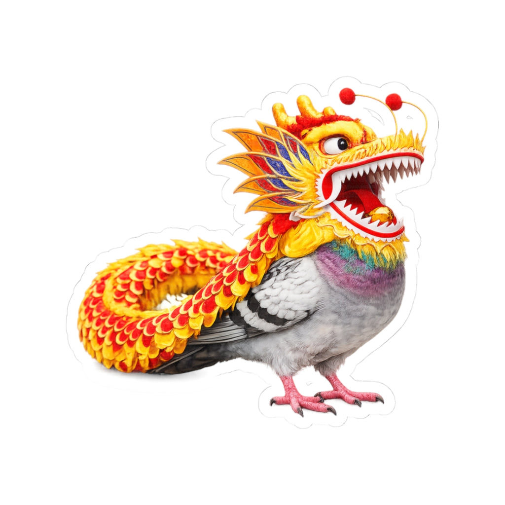 Chinatown NYC Pigeon 3" x 3" Sticker