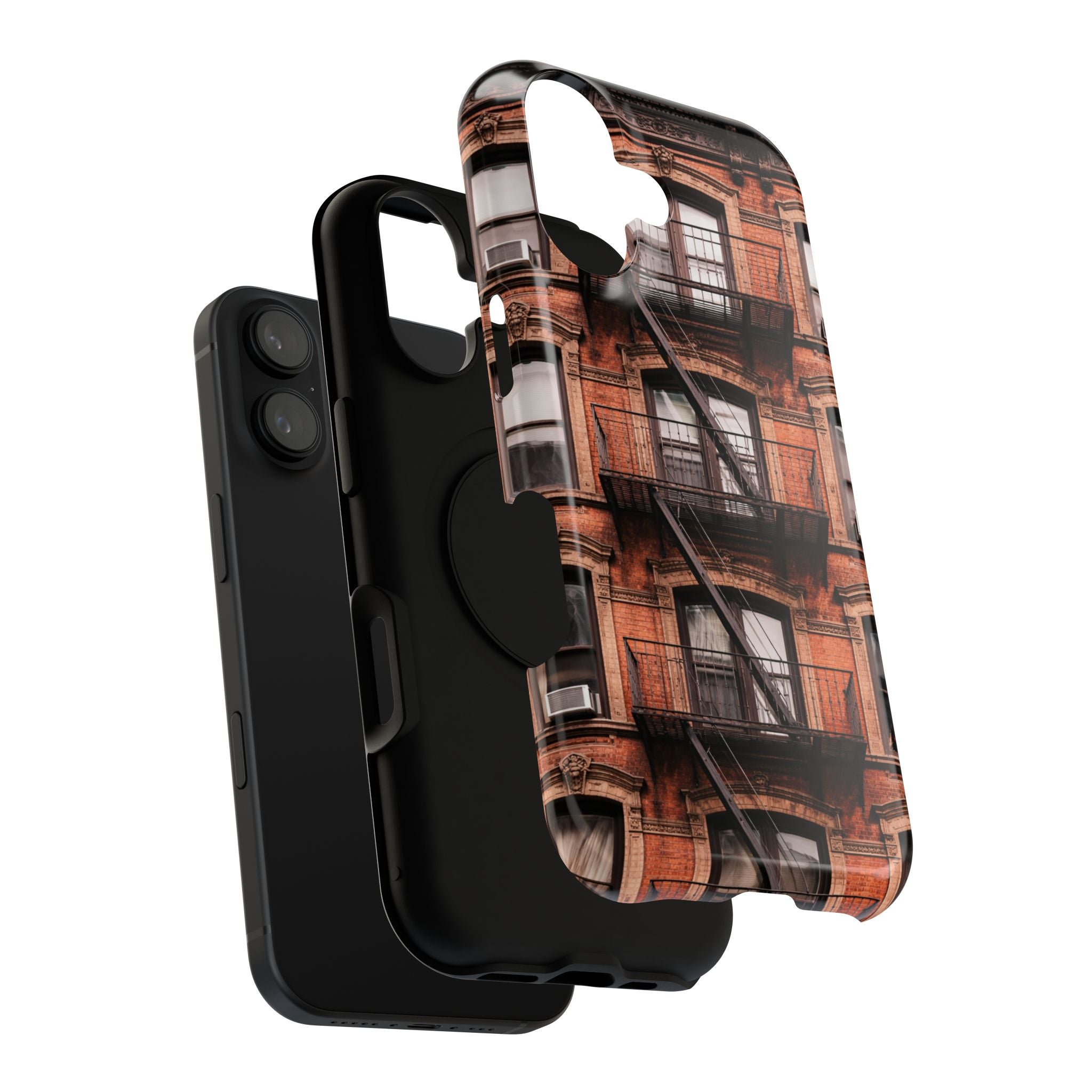 New York Tenement phone case | NYC architecture Impact-Resistant Case
