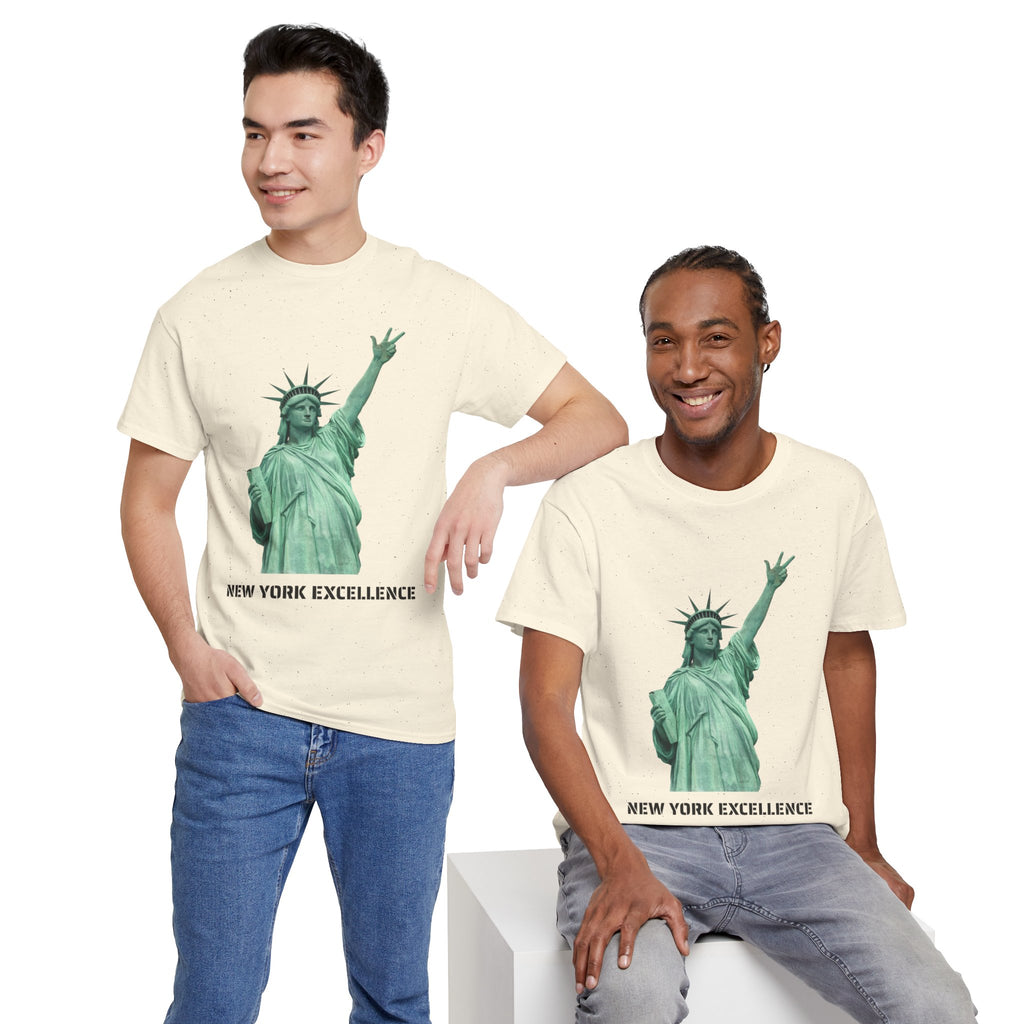 New York Excellence Three Points T-Shirt | Statue of Liberty Jalen Brunson NYC Basketball Tee