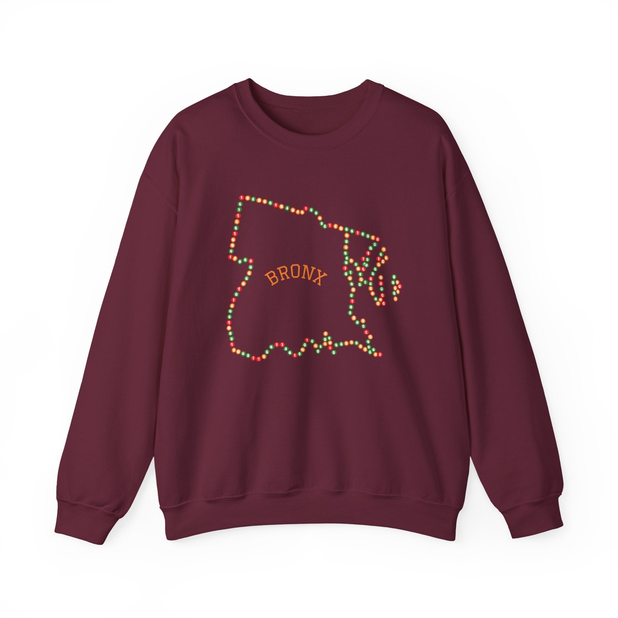 The Bronx Map Subway Signs Sweatshirt | NYC Crewneck Sweater