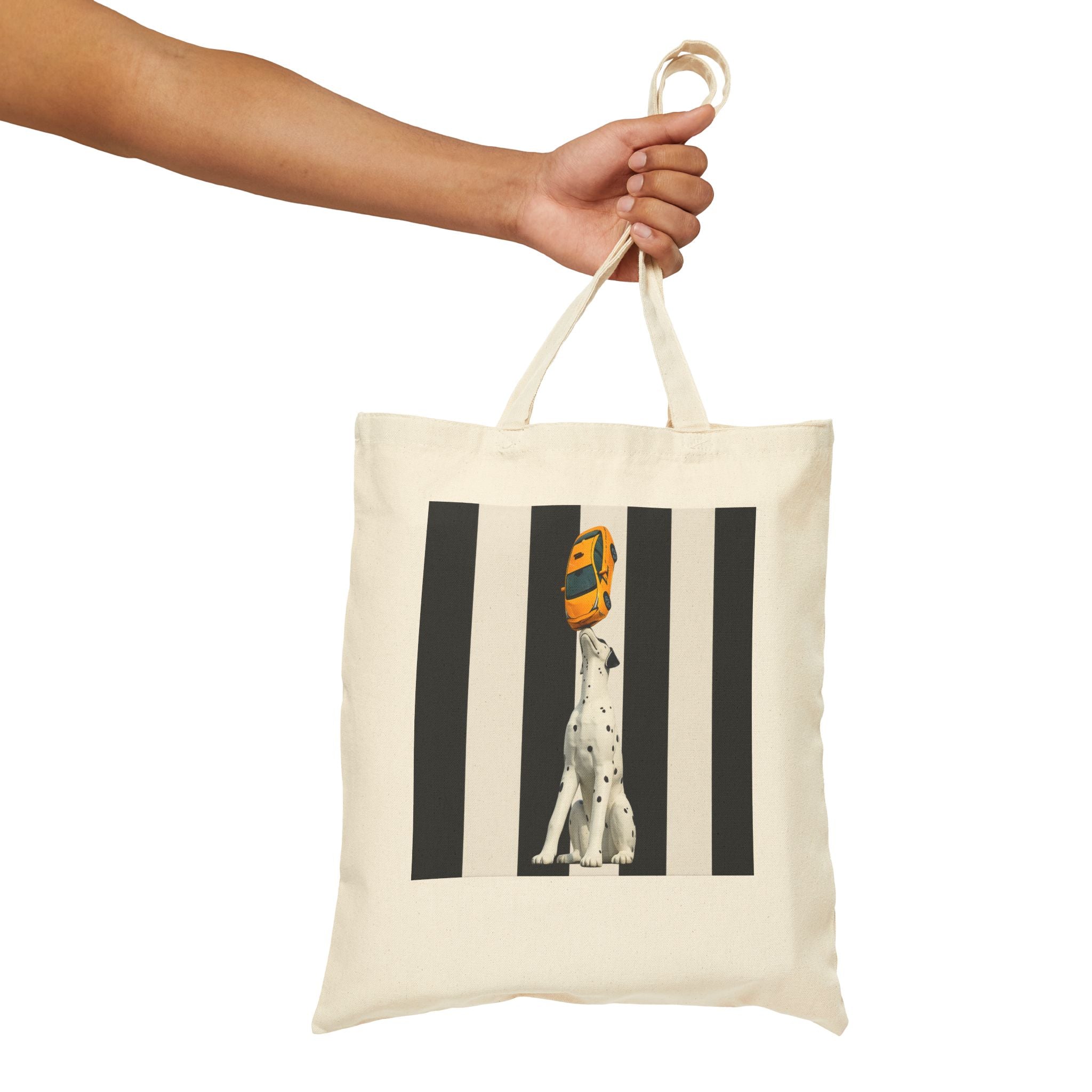 East 34th Street Dalmatian Tee Subway Tote Bag | Spot Dog Statue Bag