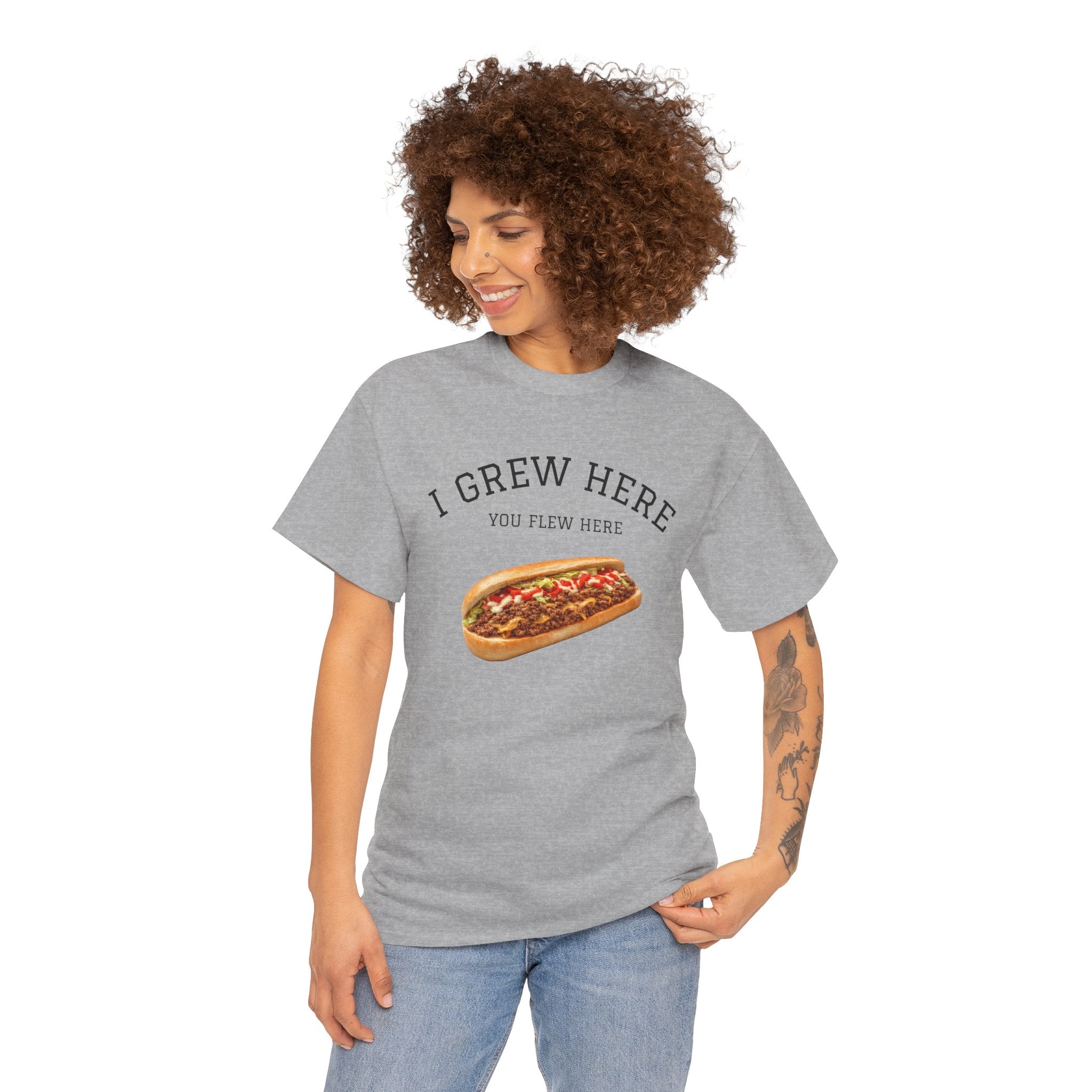 Chopped Cheese T-Shirt | I Grew Here You Flew Here New York City Bodega Food Tee