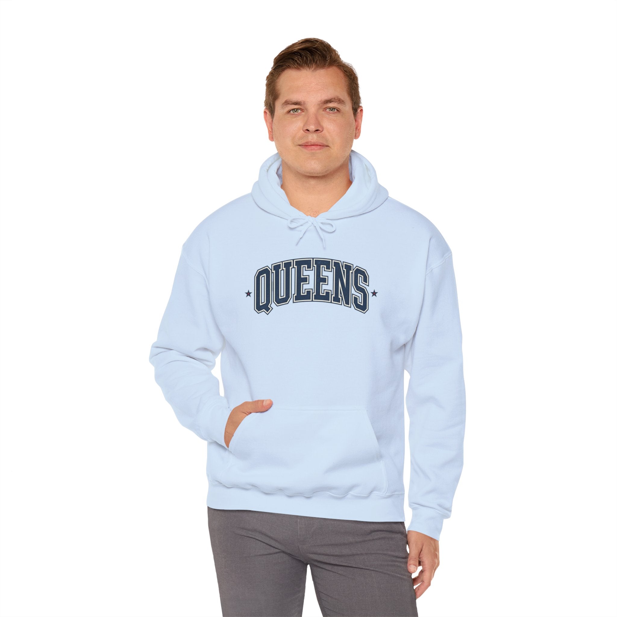 Queens Hoodie — Garment-Dyed Pullover Hooded Sweater