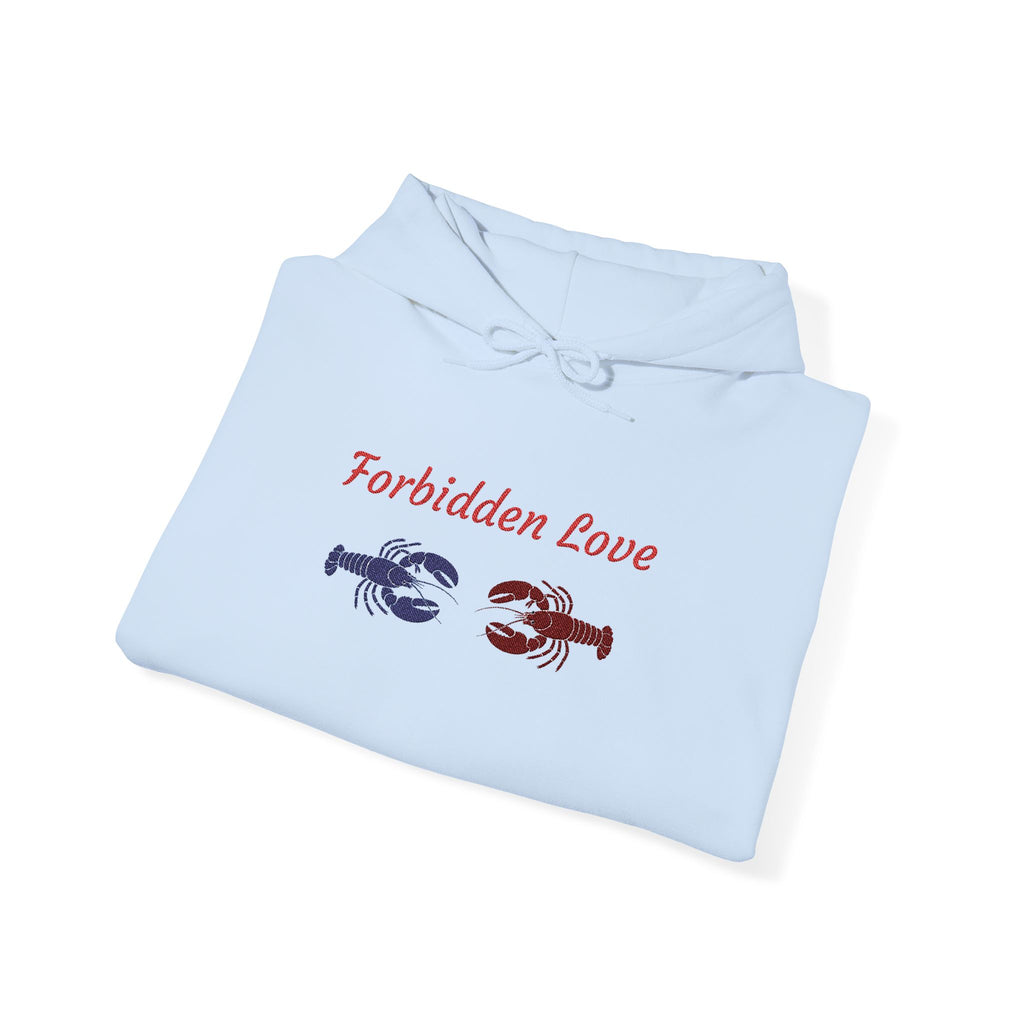 Hamptons Forbidden Love Hoodie — Lobster Romeo and Juliet Pullover