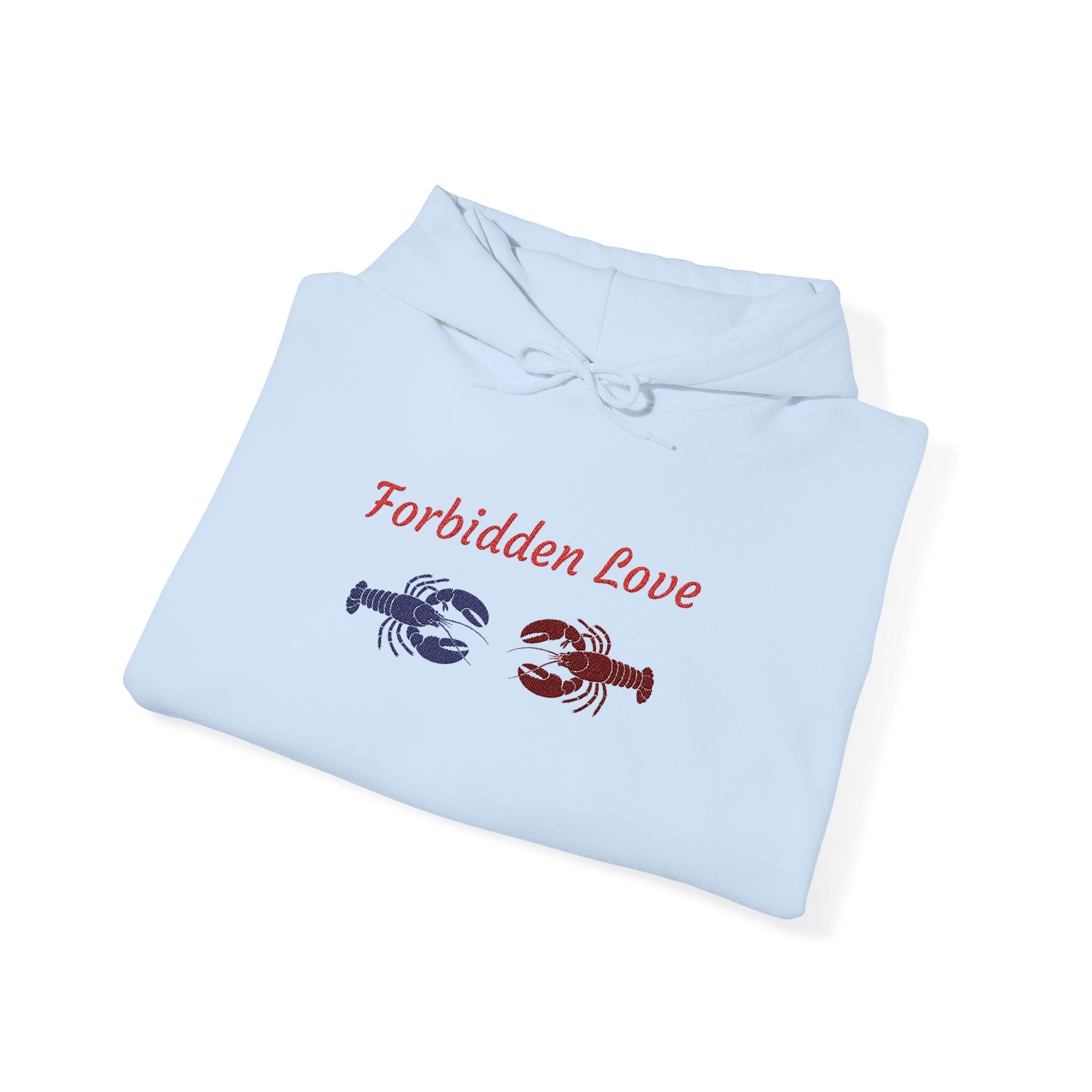 Hamptons Forbidden Love Hoodie — Lobster Romeo and Juliet Pullover