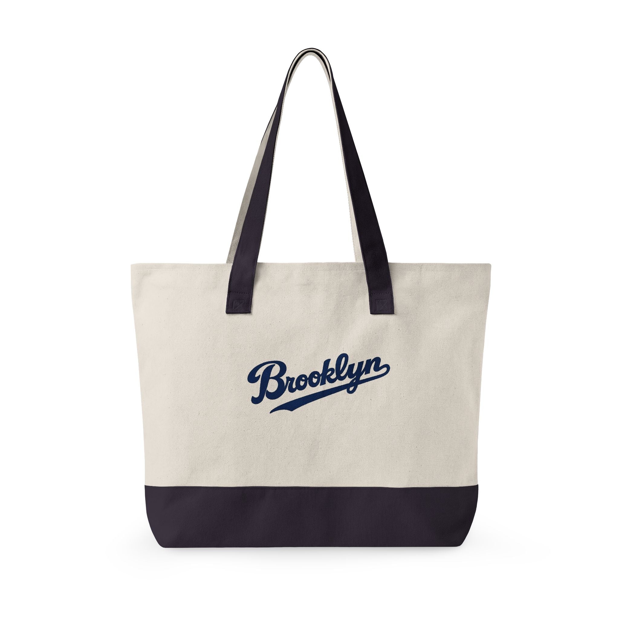 Brooklyn Canvas Tote — Zippered Market Bag