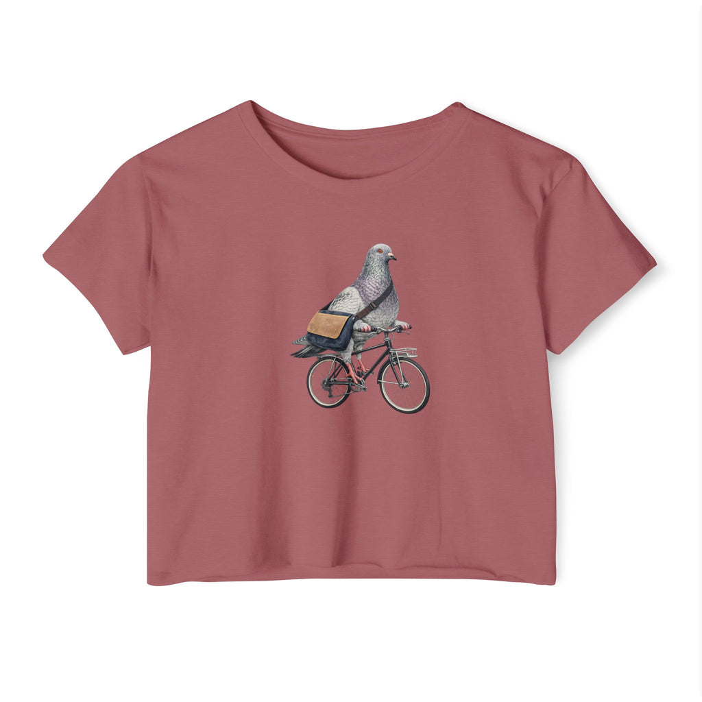 Customizable Midtown NYC Pigeon Crop Top