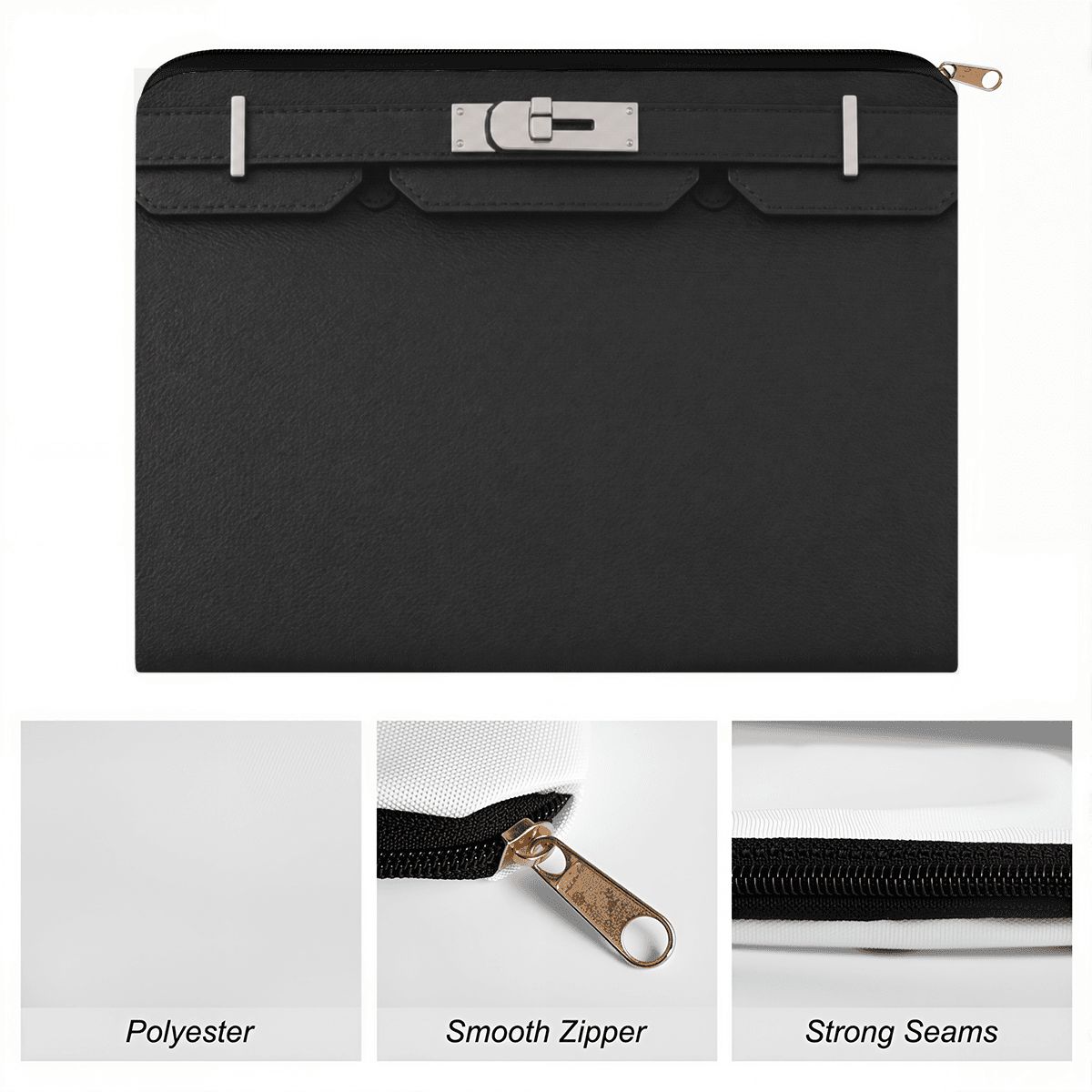 Canal Street Black Large Coin Purse