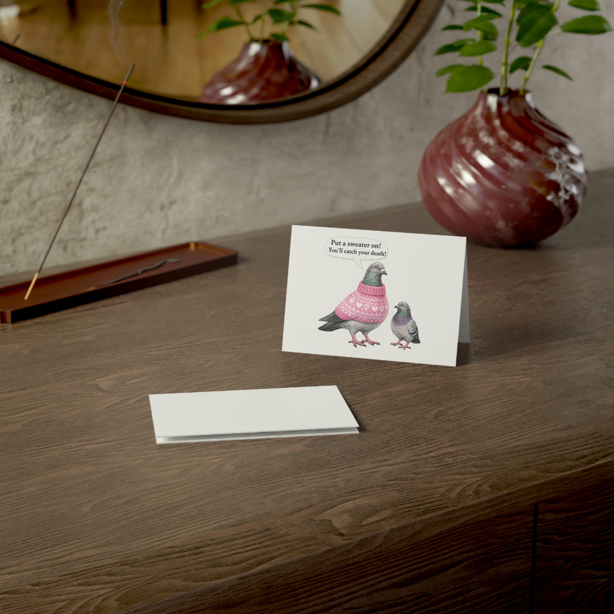 NYC Pigeon Mother's Day Greeting Cards | Mother's Day Card