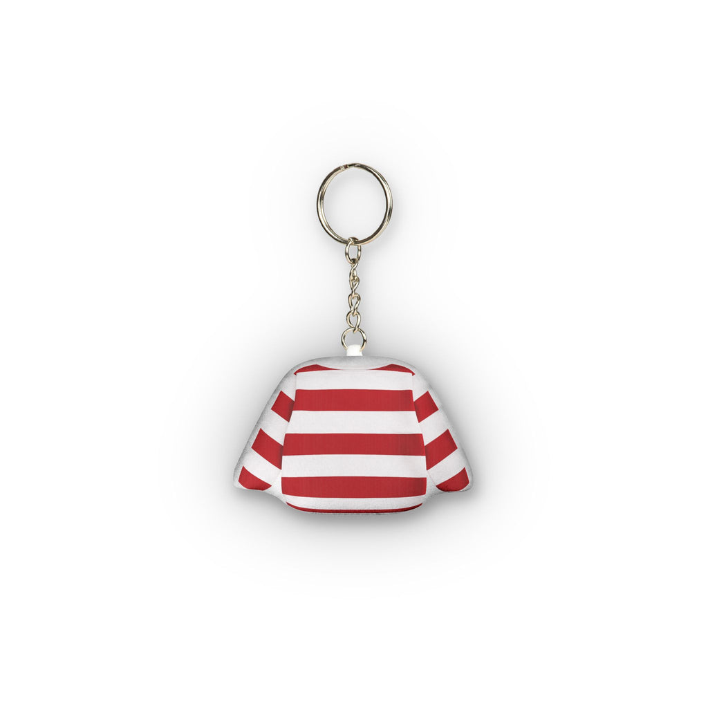 Breton Nautical Mini Plush Keychain - Striped Shirt Coastal Style Charm
