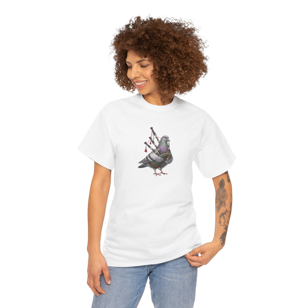 Customizable Woodlawn NYC Pigeon T-Shirt | Bagpiper Tee