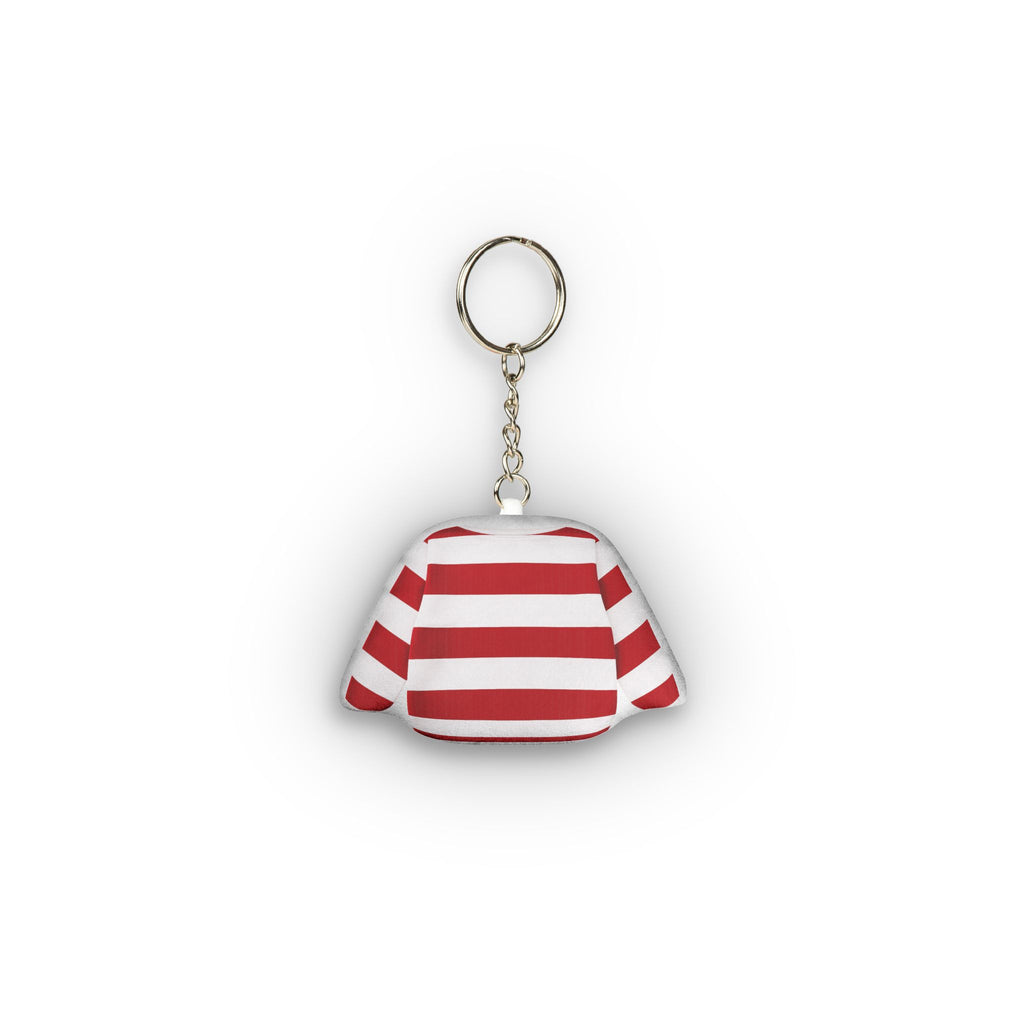 Breton Nautical Mini Plush Keychain - Striped Shirt Coastal Style Charm