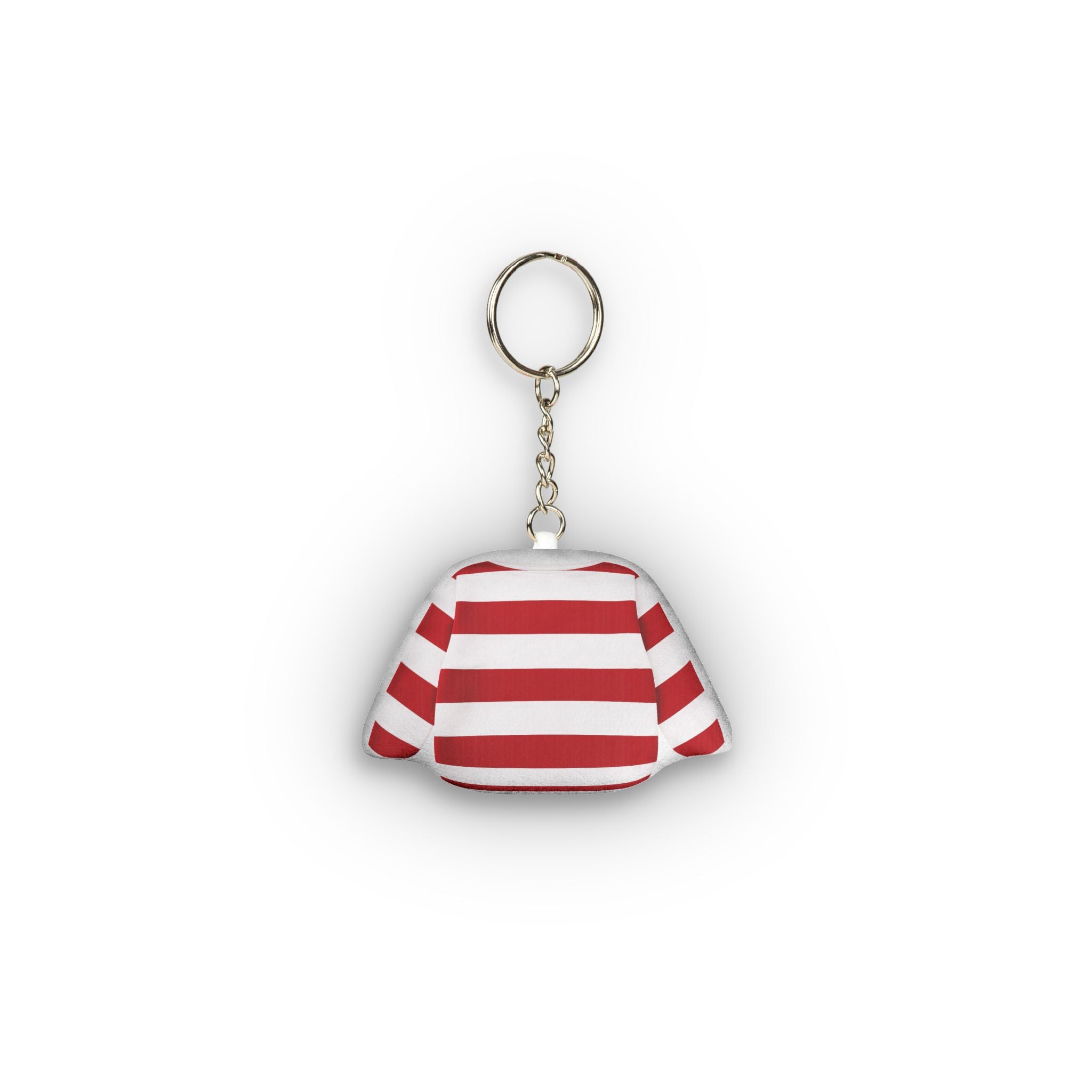 Breton Nautical Mini Plush Keychain - Striped Shirt Coastal Style Charm