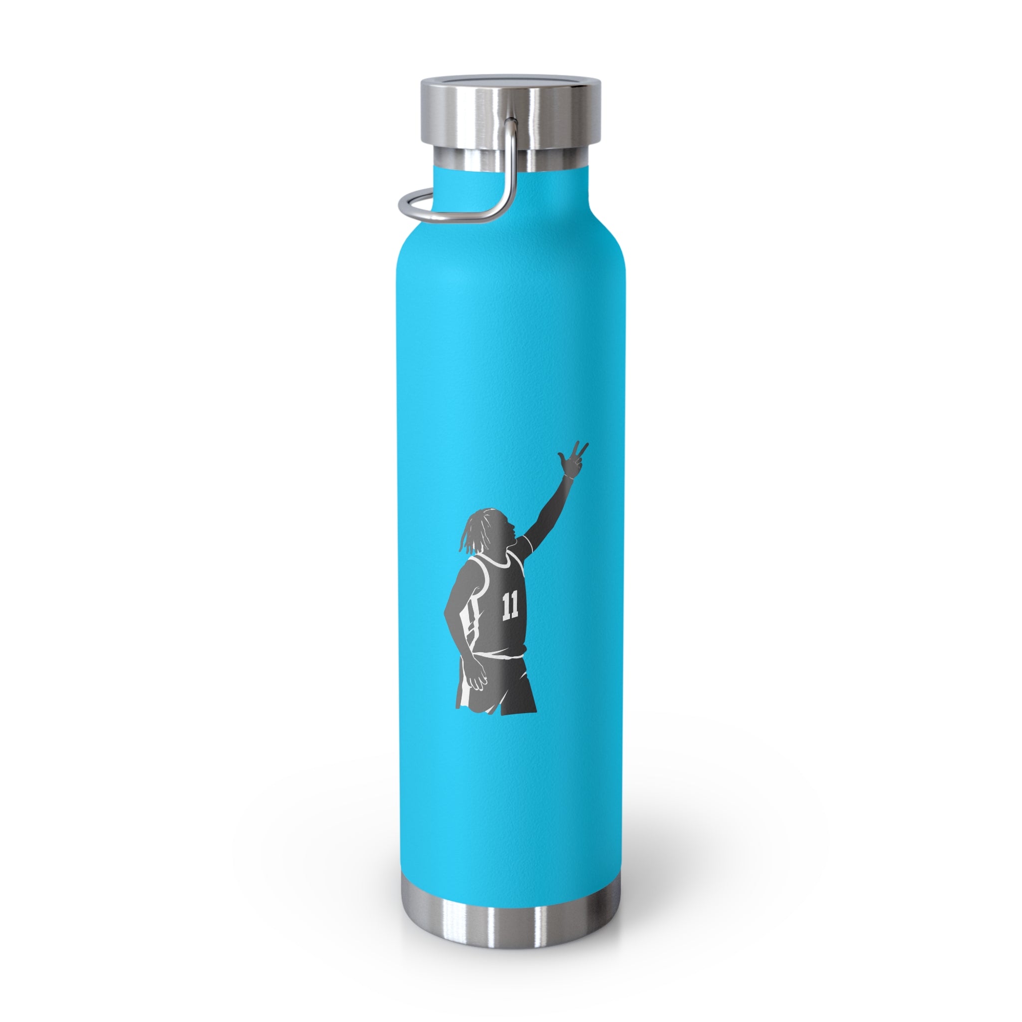 Customizable Jalen Brunson NYC 22oz Water Bottle | New York Basketball Fan Copper Vacuum Insulated