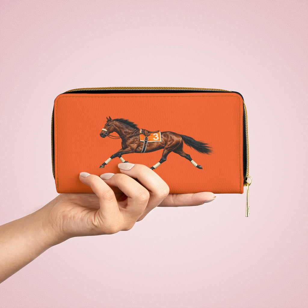 Ozone Park Horse Racing Zipper Wallet – Queens Equestrian Wallet