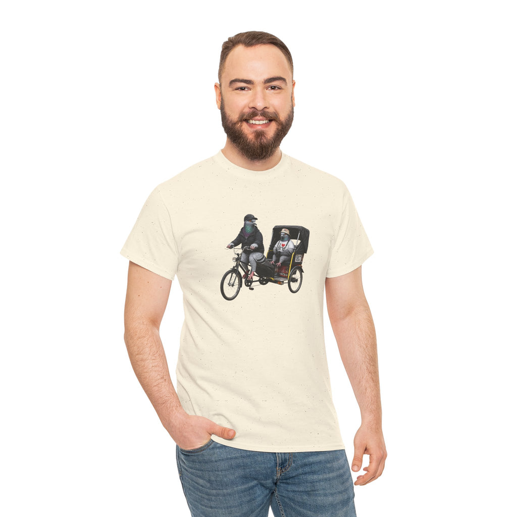 Customizable Times Square NYC Pigeon T-Shirt | Baseball Fan Tee
