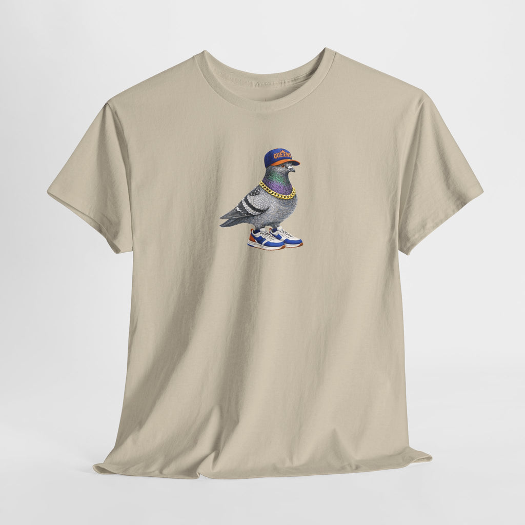 Customizable Queens NYC Pigeon T-Shirt | Baseball Fan Tee