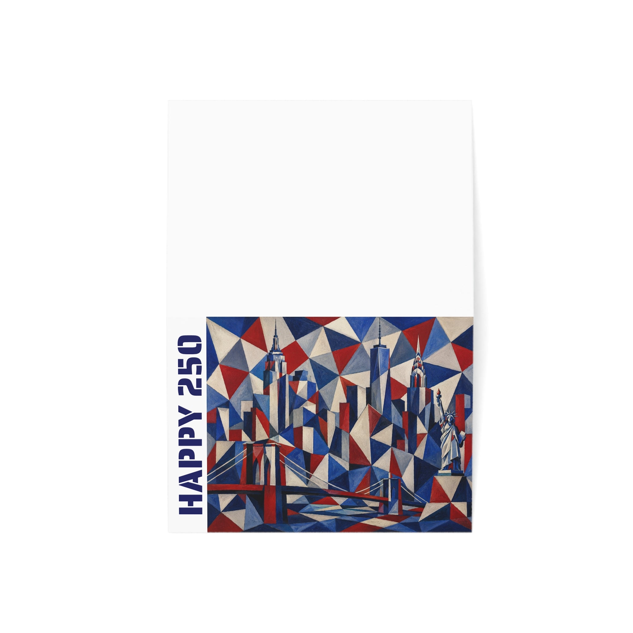 HAPPY 250 4th of July Greeting Card 2 (Envelope Included)