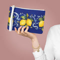 Little Italy Amalfi Blue with Lemon Clutch