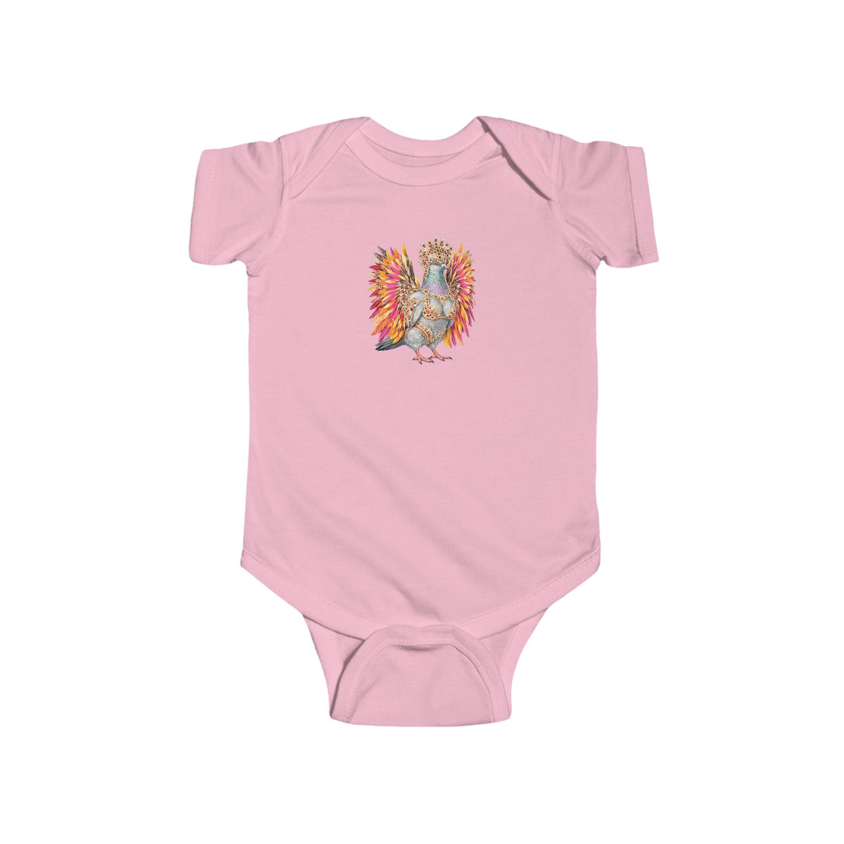 Customizable Flatbush NYC Pigeon Baby Onesie | New Yorker Reveal Infant Bodysuit