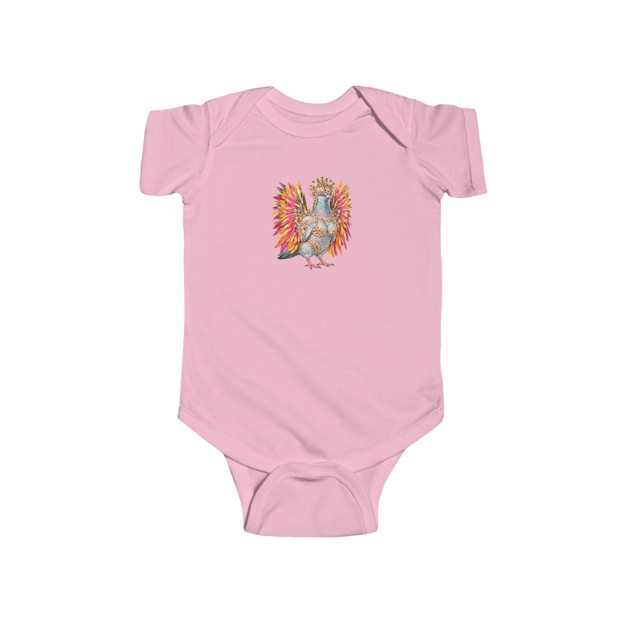 Customizable Flatbush NYC Pigeon Baby Onesie | New Yorker Reveal Infant Bodysuit