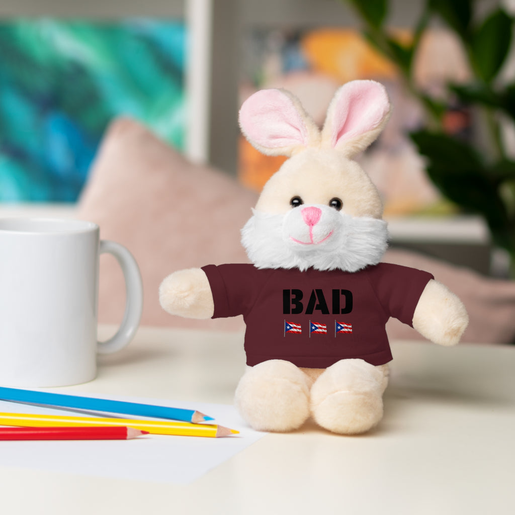 Bad Rabbit Stuffed Animal with T-Shirt
