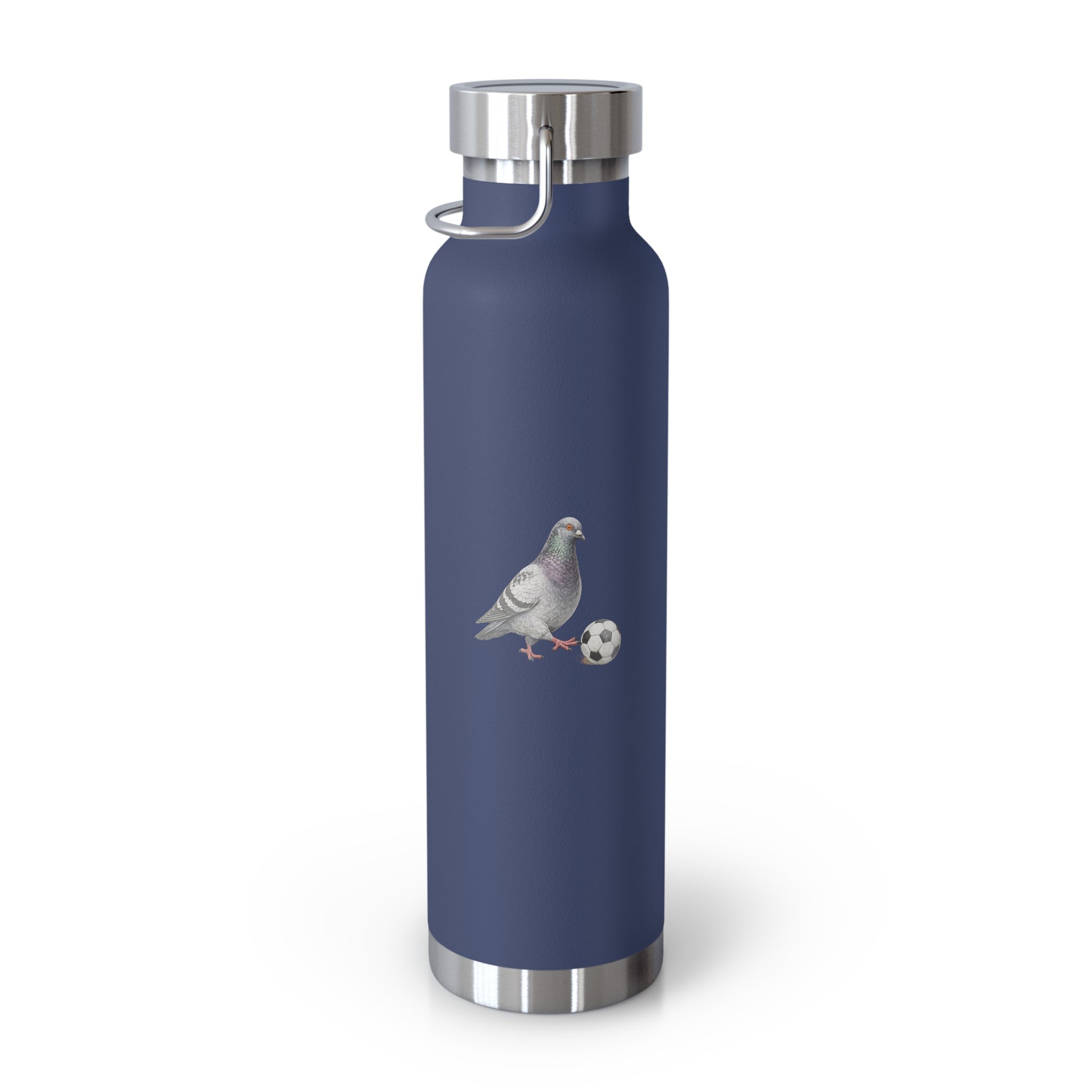 Customizable Corona NYC Pigeon 22oz Water Bottle | New York Soccer Player Copper Vacuum Insulated