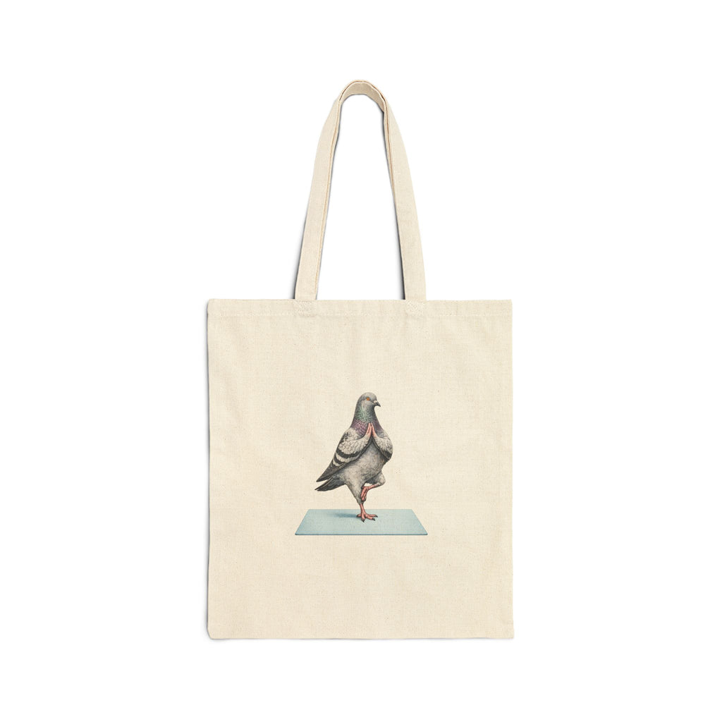 Customizable Central Park NYC Pigeon Subway Tote Bag | New York Yoga Bird Lovers Tote