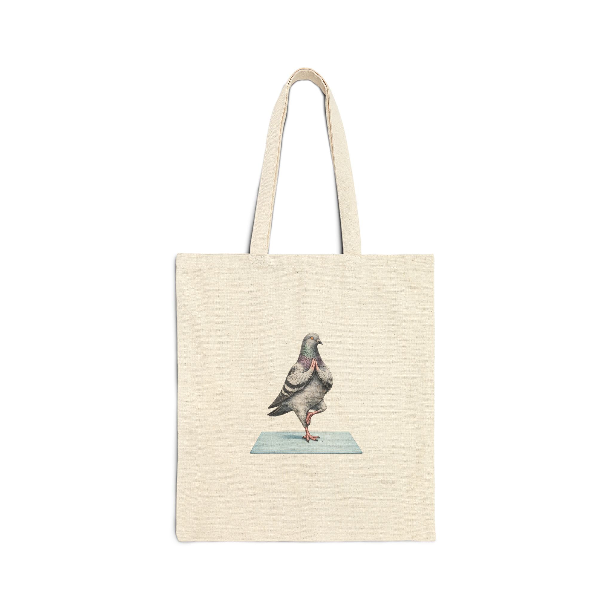 Customizable Central Park NYC Pigeon Subway Tote Bag | New York Yoga Bird Lovers Tote