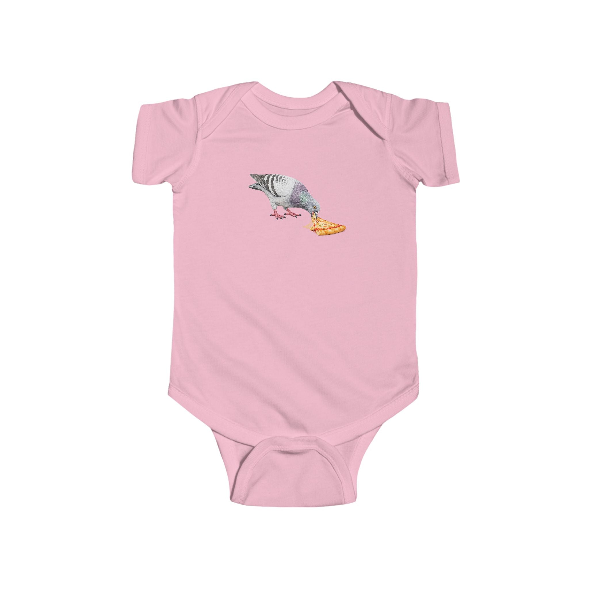 Customizable Little Italy NYC Pigeon Baby Onesie | New Yorker Reveal Infant Bodysuit