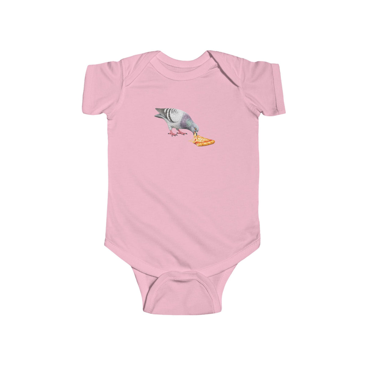 Customizable Little Italy NYC Pigeon Baby Onesie | New Yorker Reveal Infant Bodysuit
