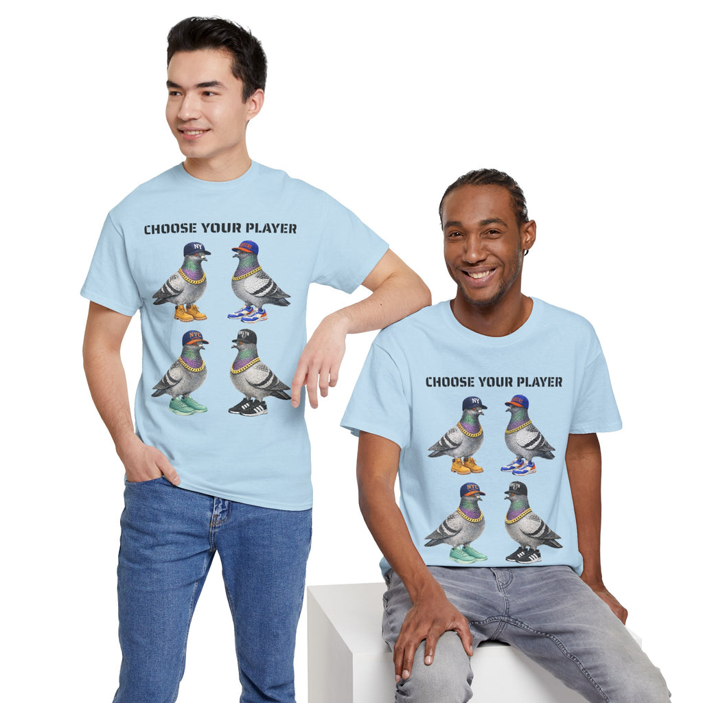 New York Sports Fan NYC Pigeon T-Shirt | NYC Baseball Basketball Fan Basketball Fan Tee