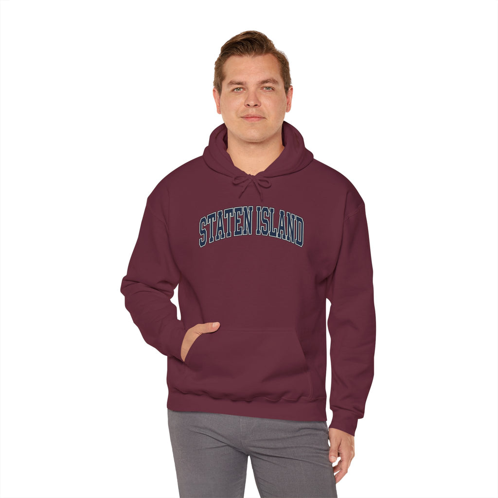 Staten Island Hoodie — Garment-Dyed Pullover Hooded Sweater