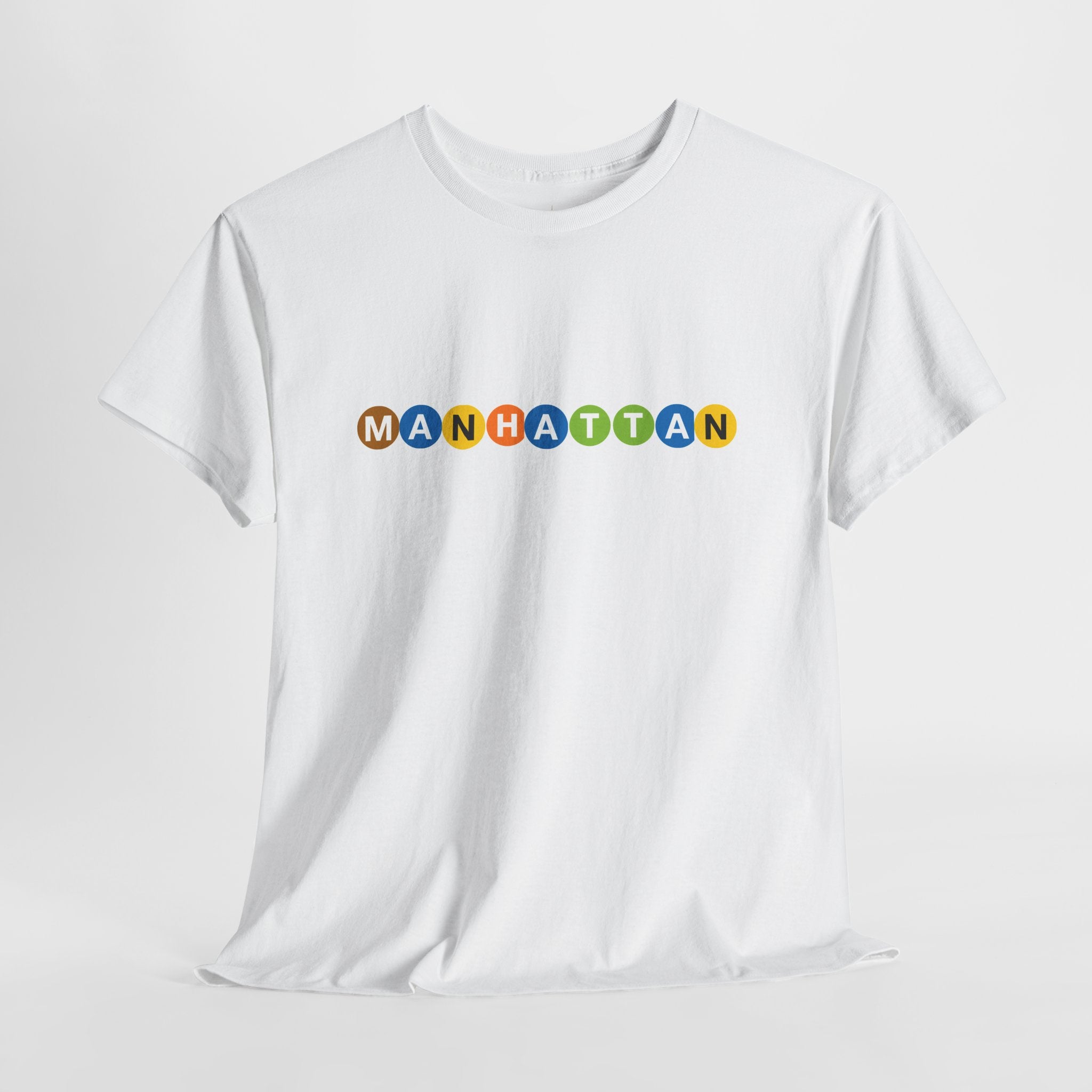 Camiseta Manhattan | Camiseta letreros Metro de Nueva York