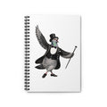 Customizable Broadway NYC Pigeon Spiral Journal | Cabaret Musical Theater Bird Lovers Notebook