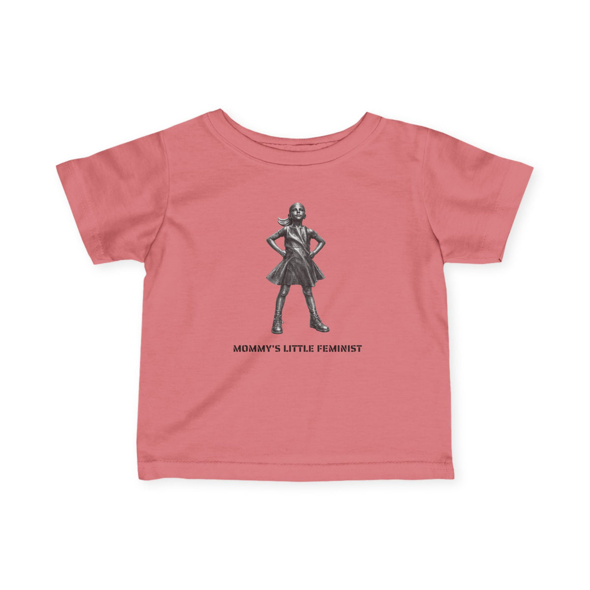 Mommy's Little Feminist NYC Baby Tee | Fearless Girl Infant T-Shirt