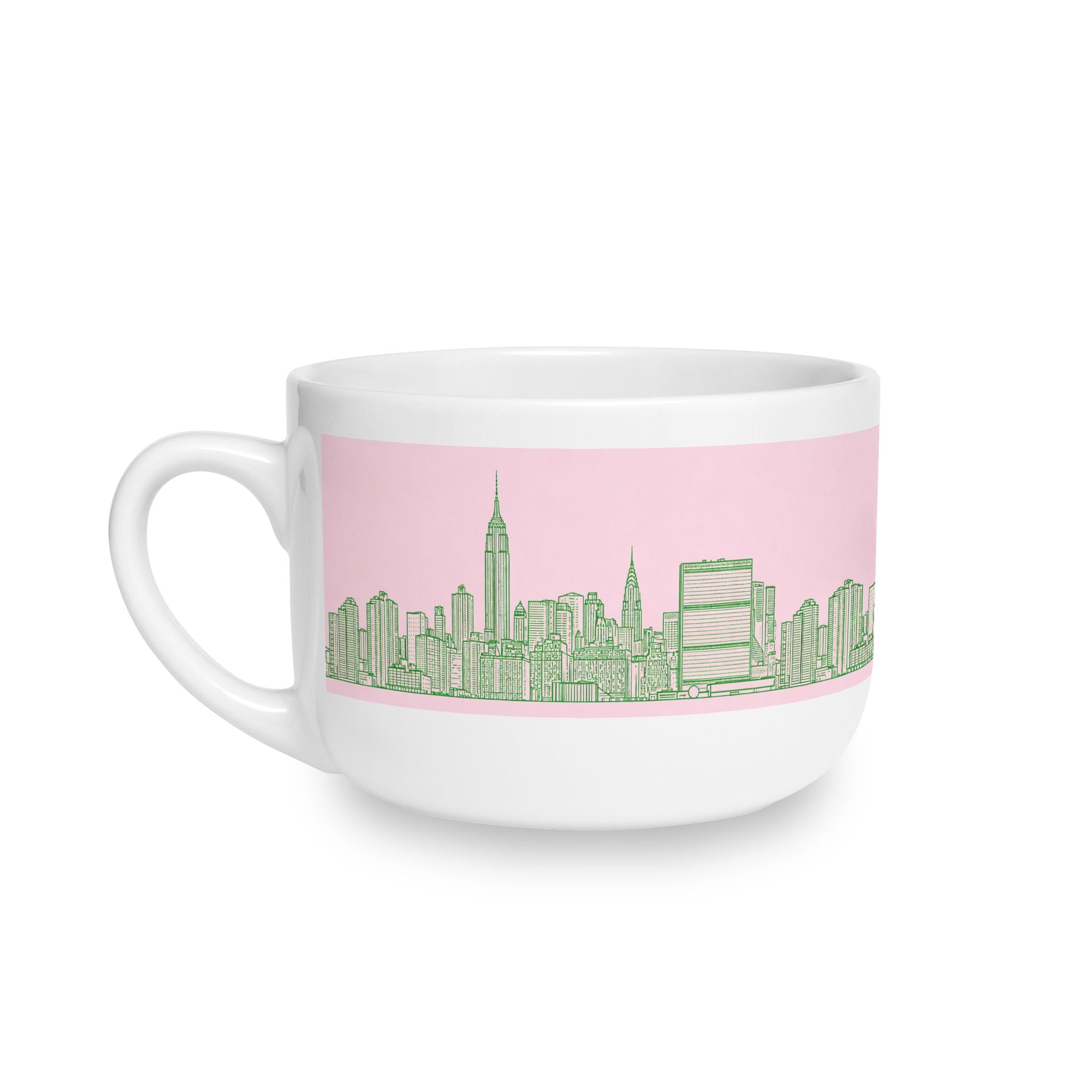 Manhattan Skyline Clam Chowder Bowl   25oz Ceramic Soup Bowl 2