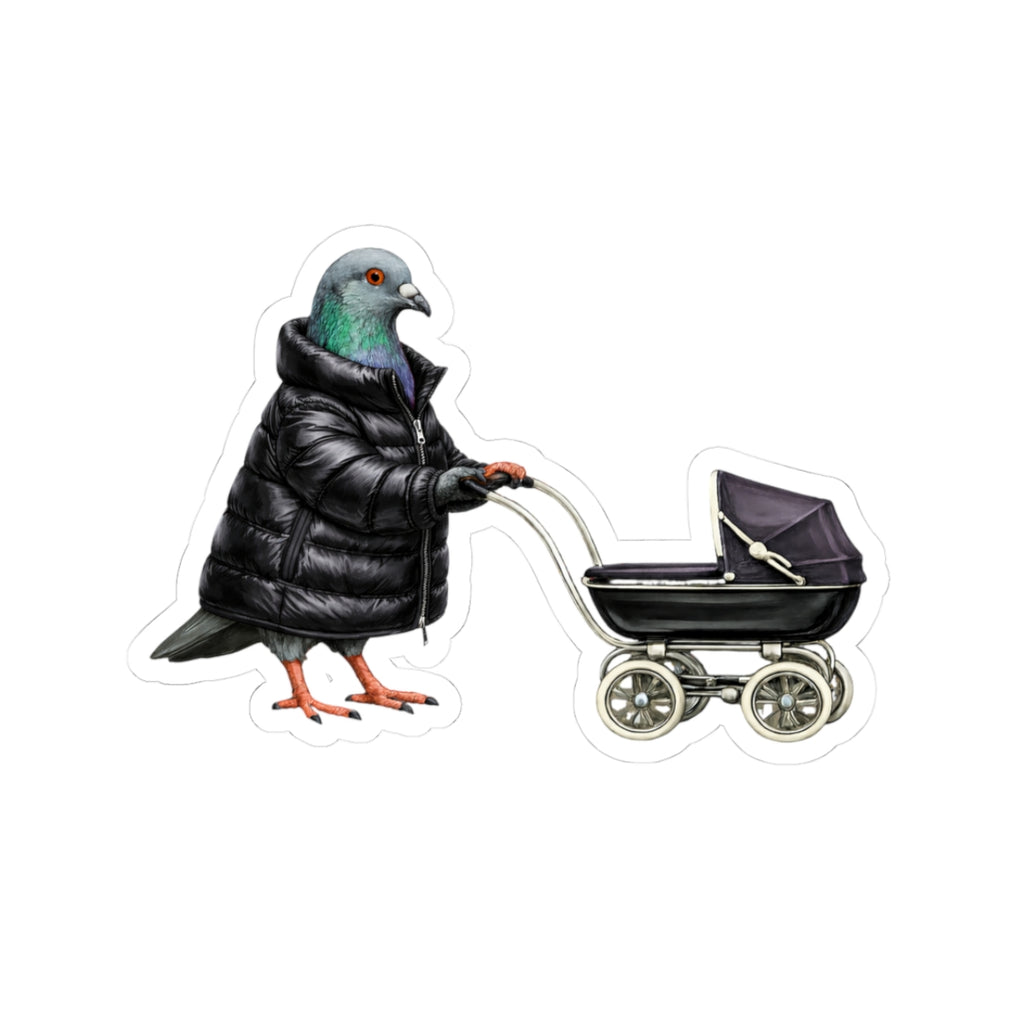 Park Slope NYC Pigeon 3" x 3" Sticker