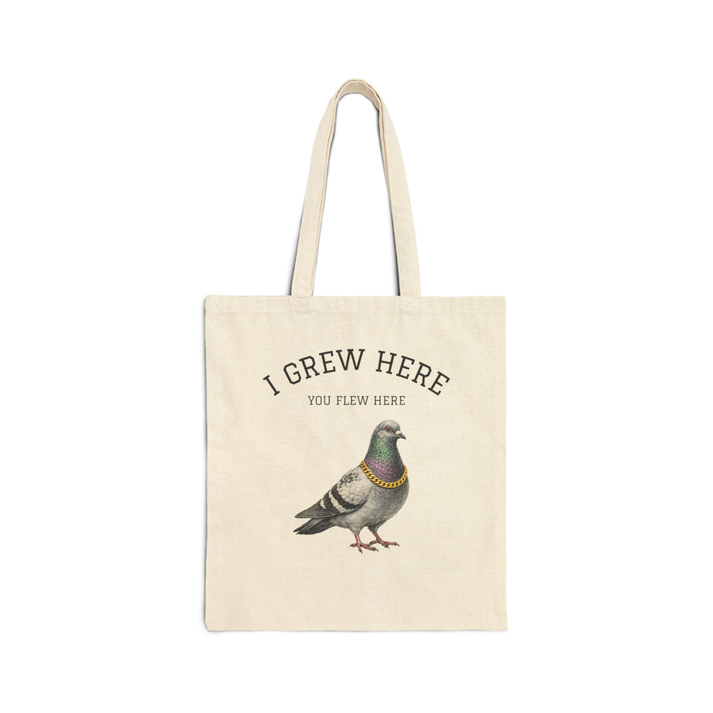 NYC Pigeon Bag | I Grew Here You Flew Here NYC Tote Bag