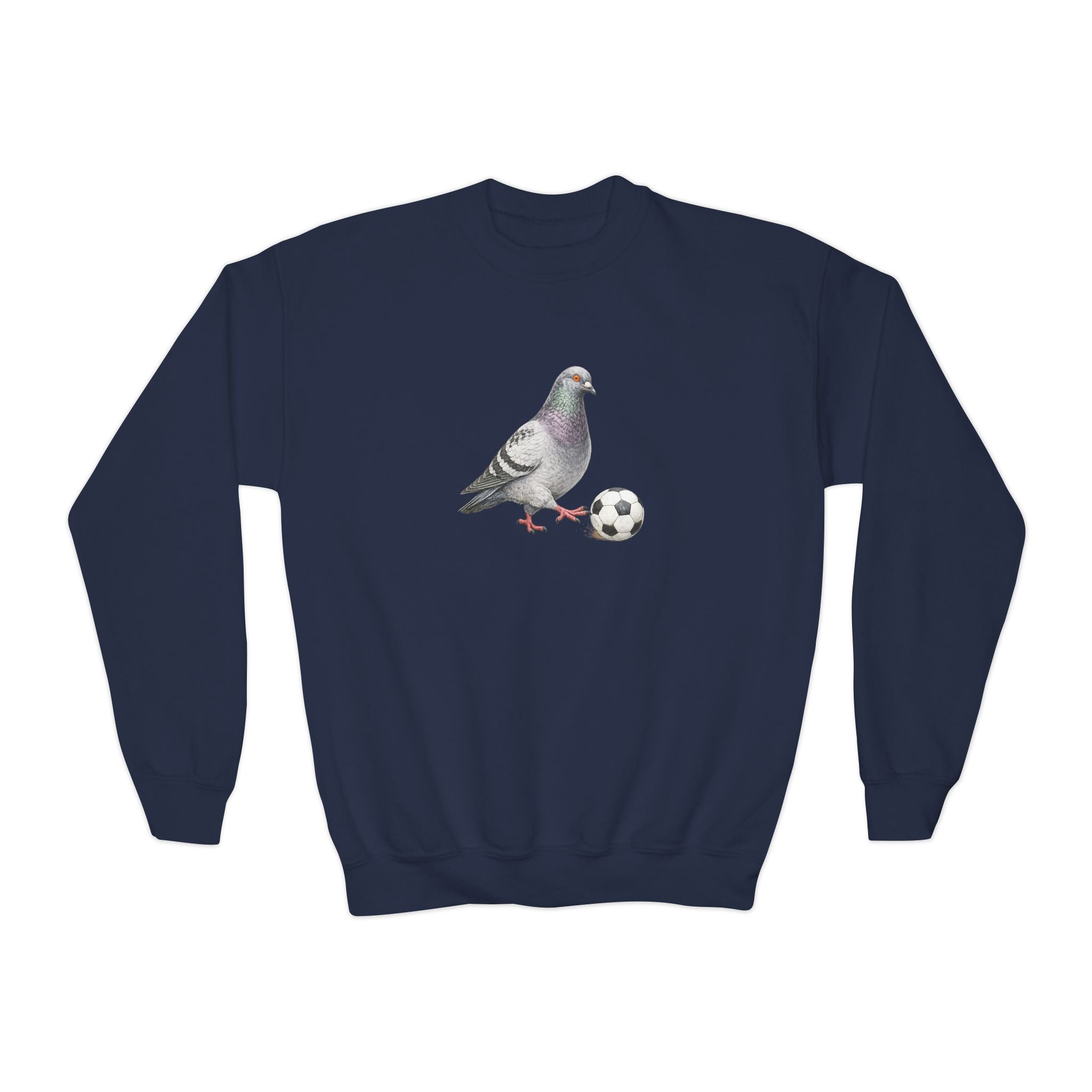 Customizable Corona NYC Pigeon NYC Kids Crewneck Sweatshirt    New York Soccer Player Bird Lover Childrens Sweater