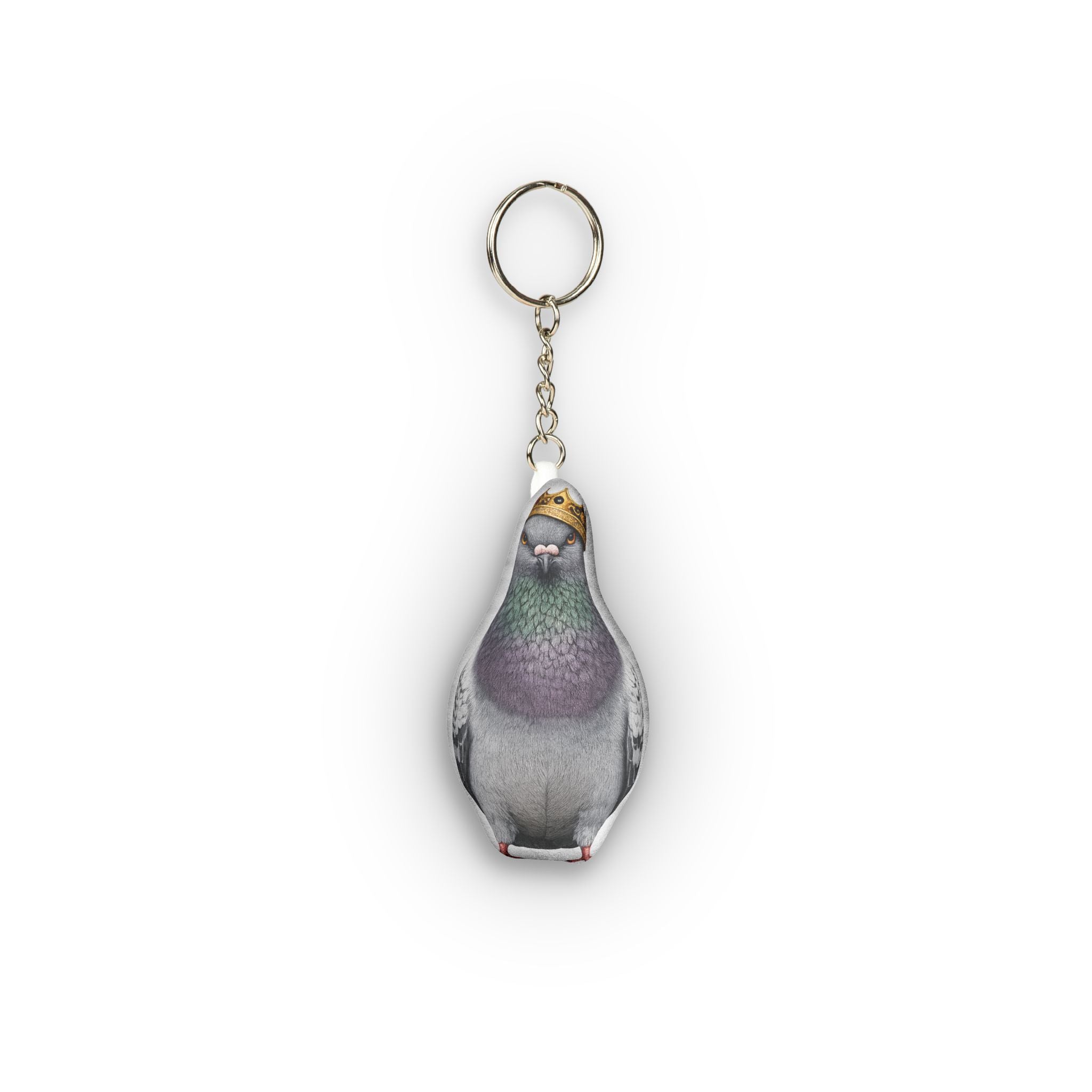 Bed-Stuy NYC Pigeon Mini Plush Keychain | Bird Lovers Plushie Bag Charm