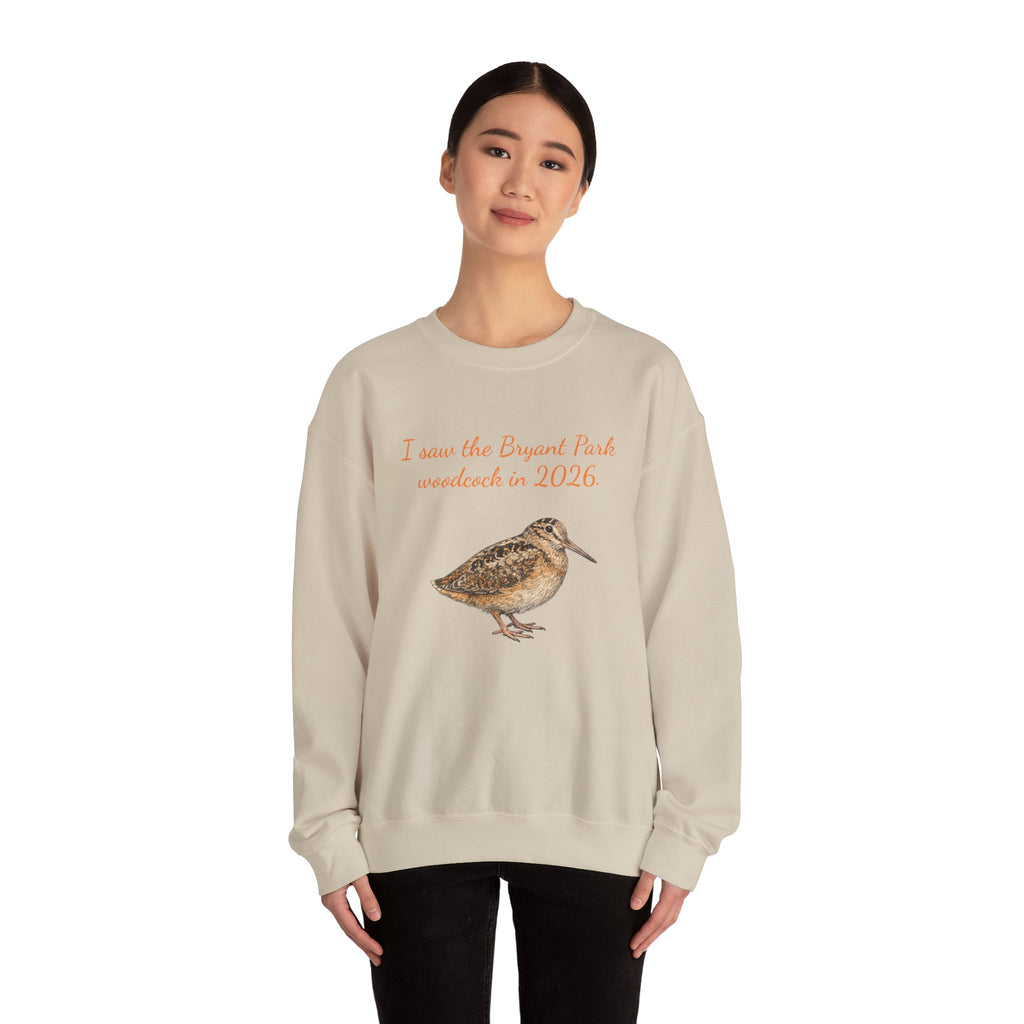 Bryant Park American Woodcock Sweatshirt | NYC Bird Lover Sweater