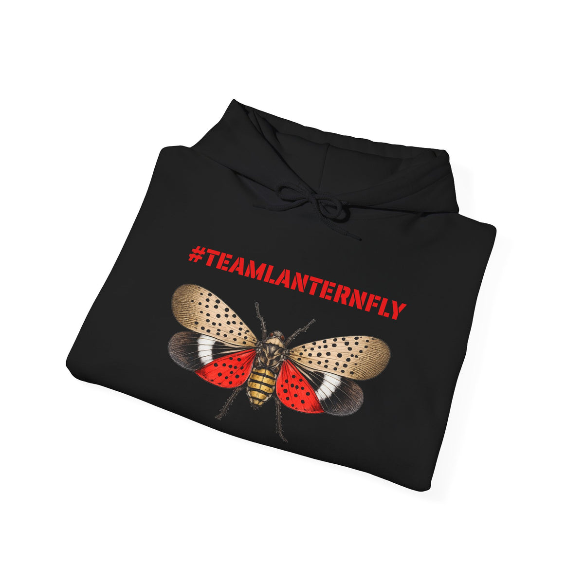 NYC Spotted Lanternfly Hoodie — Team Lanternfly Hooded Pullover Sweatshirt