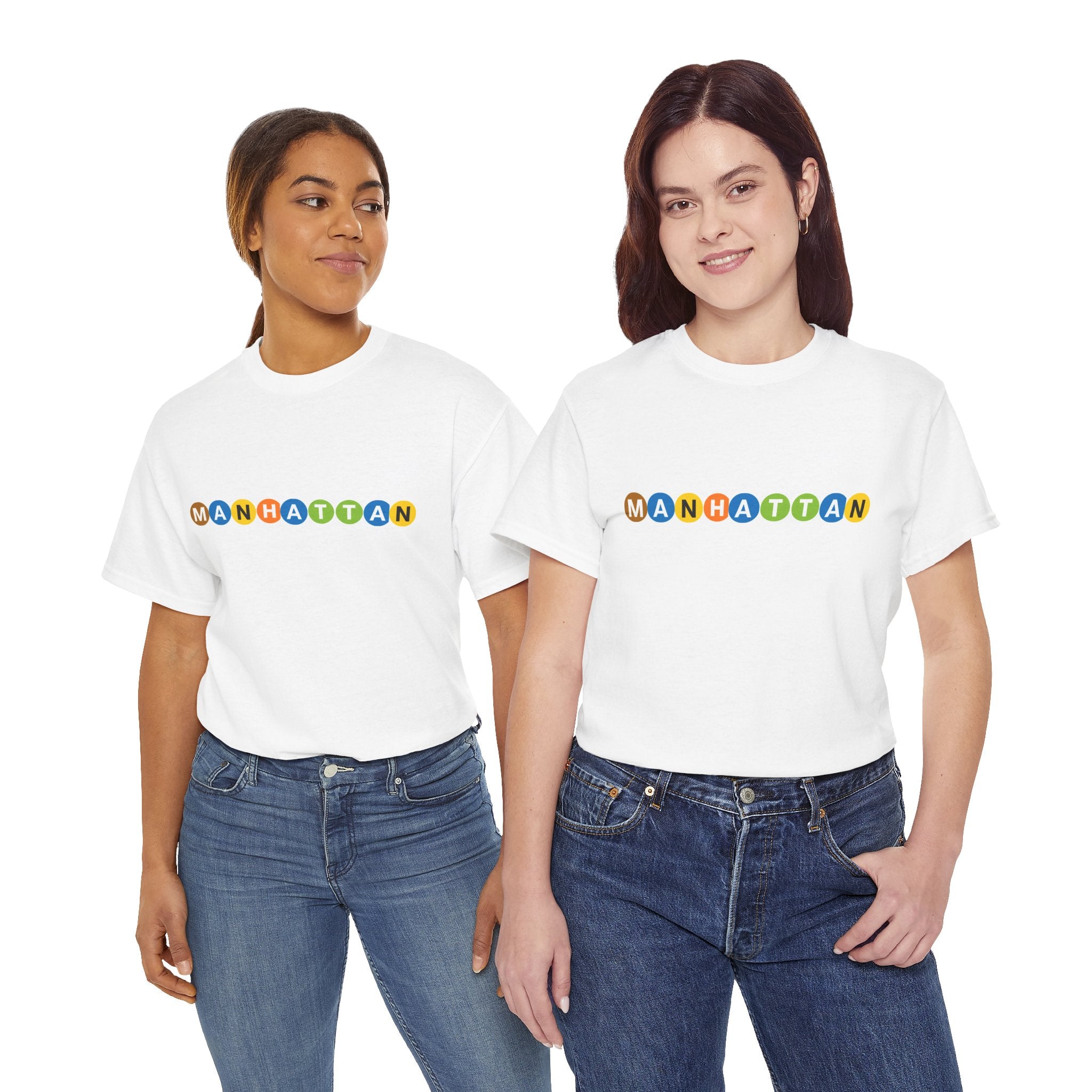 Camiseta Manhattan | Camiseta letreros Metro de Nueva York