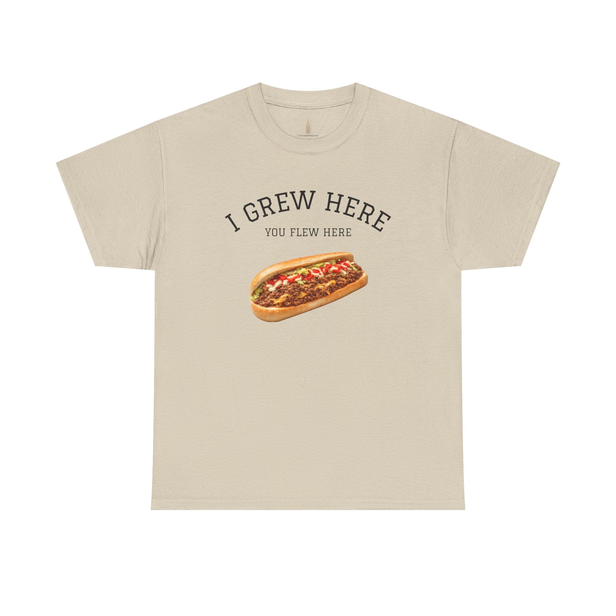 Chopped Cheese T-Shirt | I Grew Here You Flew Here New York City Bodega Food Tee
