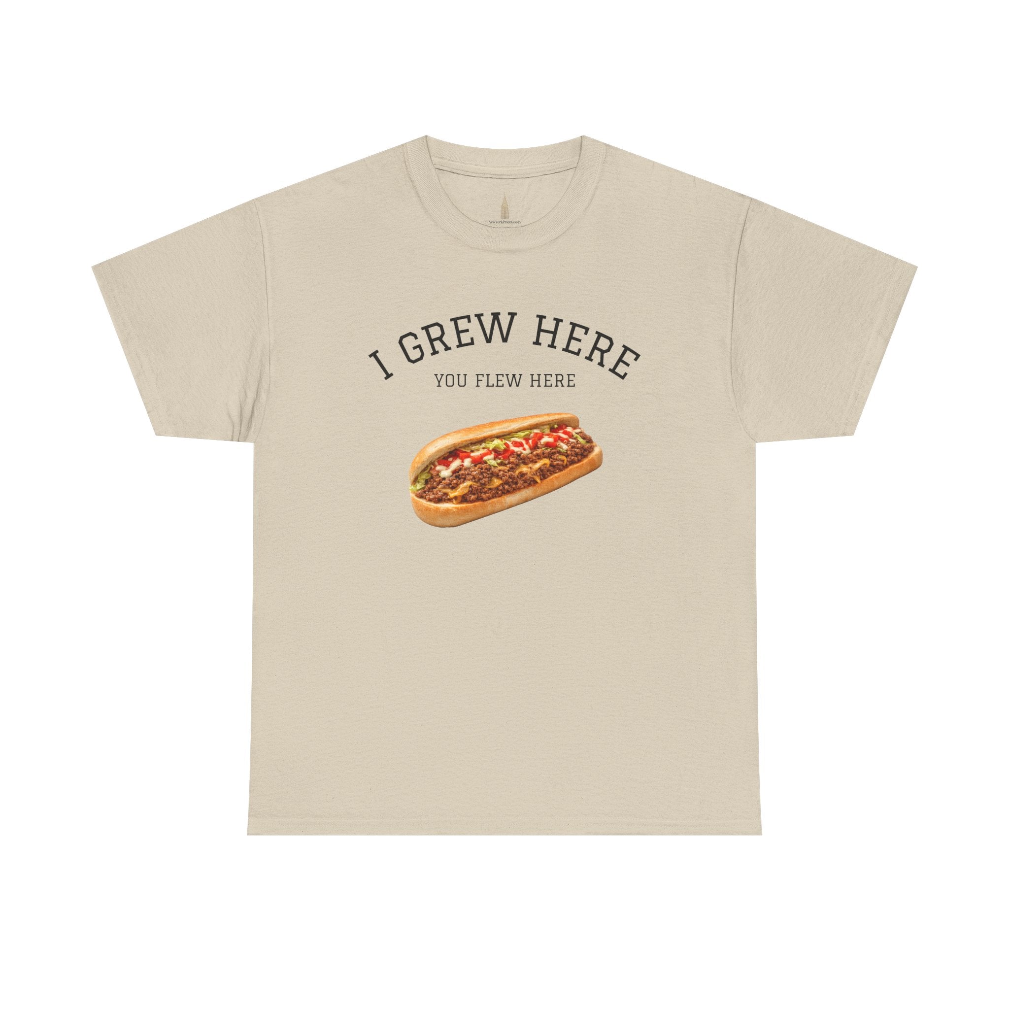 Chopped Cheese T-Shirt | I Grew Here You Flew Here New York City Bodega Food Tee