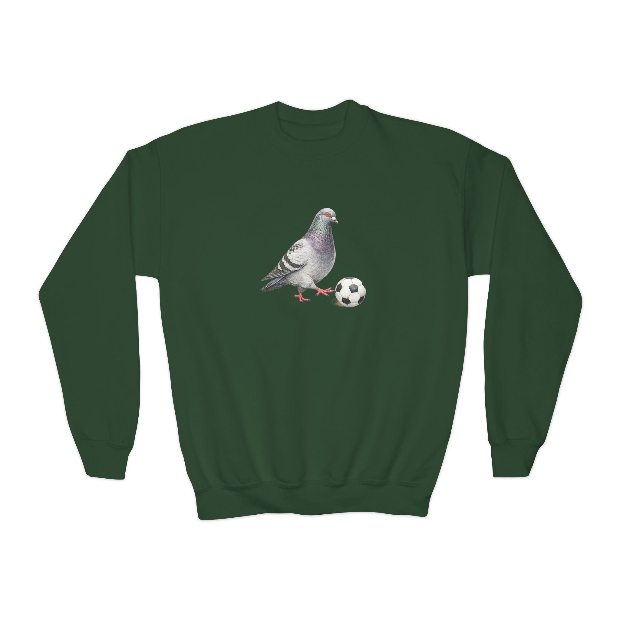 Customizable Corona NYC Pigeon NYC Kids Crewneck Sweatshirt    New York Soccer Player Bird Lover Childrens Sweater